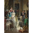 thumbnail image 2 of Carl Herpfer 14x18 Gold Ornate Wood Frame and Double Matted Museum Art Print Titled - Dressing the Bride, 2 of 4