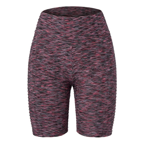 Athletic Shorts for Women Workout Shorts High Waisted Yoga Shorts Womens Running Shorts, Dark Pink, 2XL