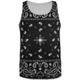 thumbnail image 1 of Black Bandana Pattern All Over Adult Tank Top, 1 of 2