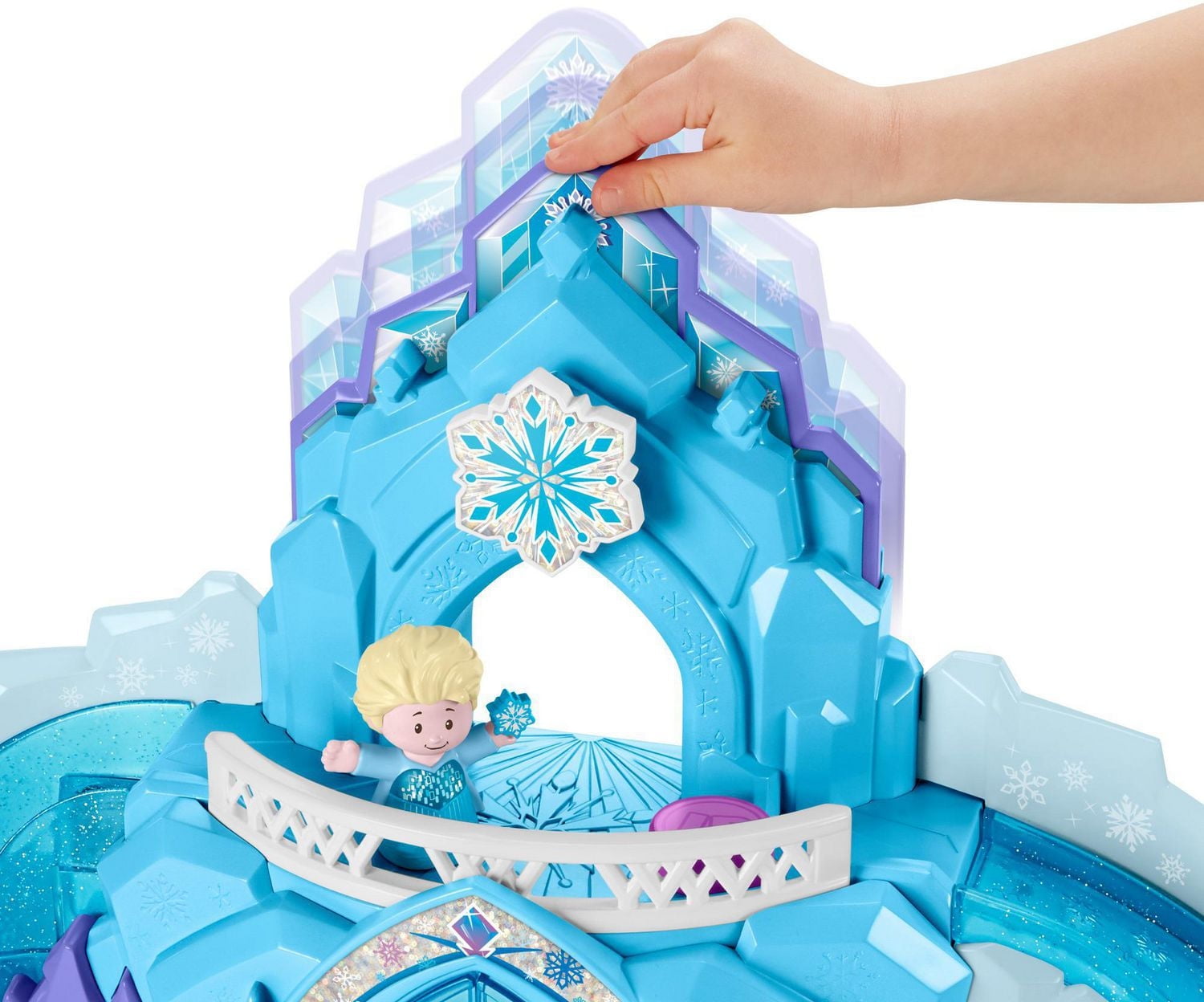 Little People Disney La Reine des Neiges Le Palais de Glace d’Elsa - Version Anglaise