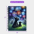 thumbnail image 5 of Happy New Year Scottish Terrier Family Cheer Winter Midnight Firework Spiral Bound Journal Scottie Dog Lover Gifts 5x7in Spiral Notebook - 02025, 5 of 5