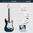 thumbnail image 3 of ZenSports 39-inch Full Size Electric Guitar for Beginner W/Amp & Accessories Pack, Right-Handed Blue, 3 of 9