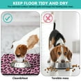 thumbnail image 4 of Dog Food Mat with Glitter Leopard Print, Absorbent Waterproof Pet Feeding Mat, Non-Slip, Quick Dry, Easy Clean Mat Featuring Fashionable Animal Spots and Texture, 4 of 7