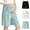 Blue, variant on Fancifize Maternity Shorts for Women Wide Leg Adjustable Waist Short Pants Casual Loose Pregnancy Shorts Blue M