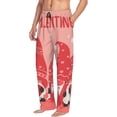thumbnail image 5 of Cauagu Gnomes Hold The Letters LOVE Mens Pajama Pants Sleep & Lounge Pants,PJ Bottoms with Pockets-X-Large, 5 of 7