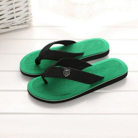 

CoCopeanut Men Summer Flip Flops Beach Sandals Anti-slip Casual Flat Shoes High Quality Slippers Zapatos Chanclas De Hombre Chaussure Homme