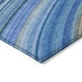 thumbnail image 4 of Addison Rugs Chantille Indoor/Outdoor Transitional Waves Blue Washable Rectangle Rug, 1'8" x 2'6", 4 of 6