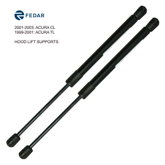 Fedar Front Hood Gas Charged Lift Supports for Acura CL/TL (Set of Two)