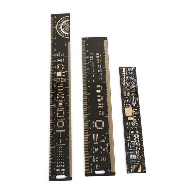 PCB Measuring Gauge, Multifunctional 3PCS Engineer Ruler, High Accuracy PCB Caliper, Electronic For Electronic Engineers Electronic Enthusiasts
