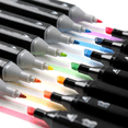 thumbnail image 2 of Marcadores Doble Punta Plumones Punta Pincel 80 Colores Malubero Malu2053, 2 of 3