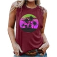 thumbnail image 2 of lSLJS Blouse Sans Manches Imprimée Mode Décontractée pour Femmes, Col Rond, Pull-Over Slim, Débardeurs pour Femmes, 2 of 5