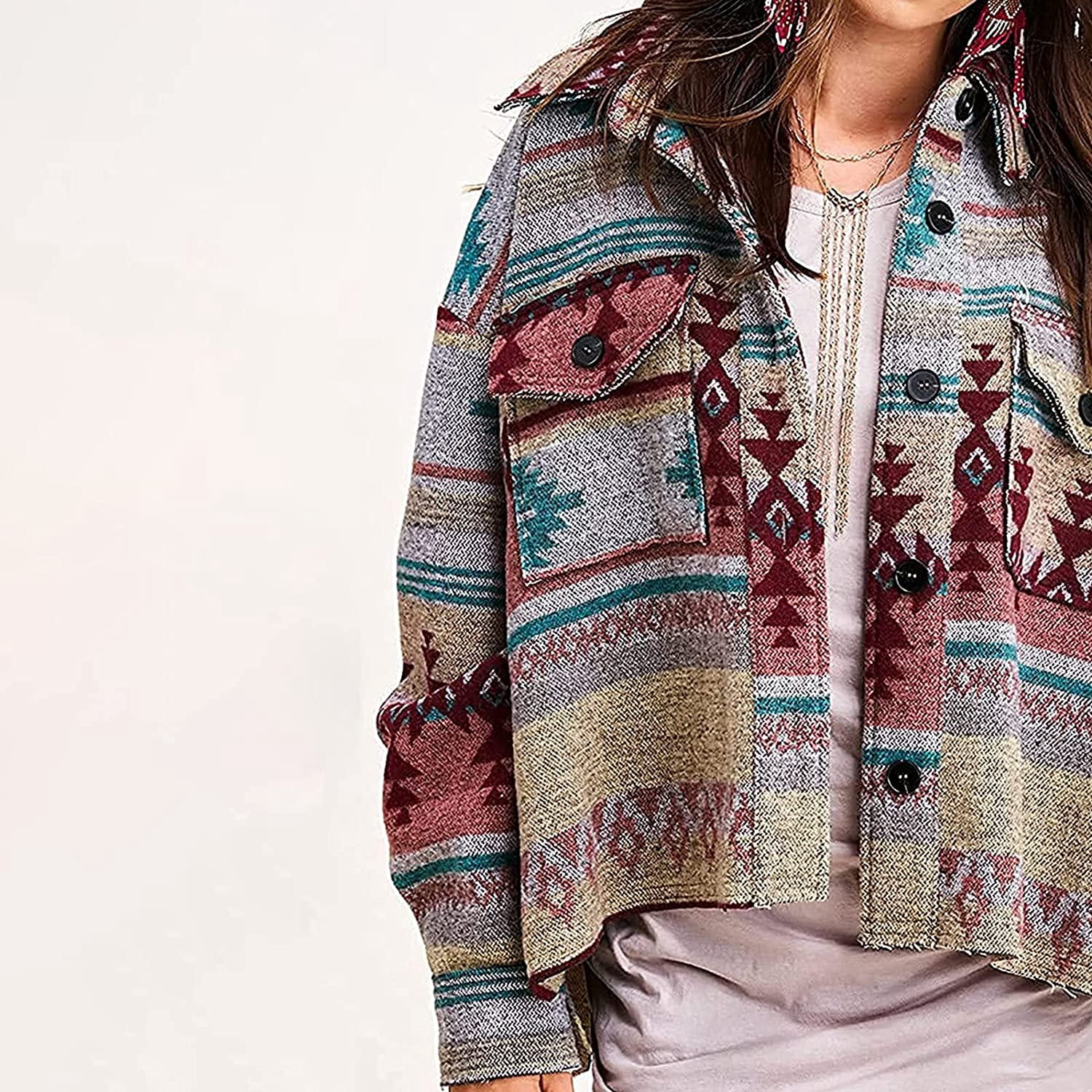 aztec print jacket walmart