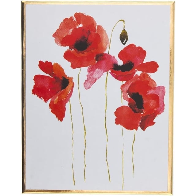 xianyou-Graphique Watercolor Flowers Greeting Cards | 20 Pack | All Occasion Blank Note Cards with Envelopes | 4 Assorted Floral Designs with Gold Foil Borders | Boxed Set for Personalized Notes | 4.