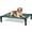 Green, variant on Elevated Dog Bed, Cooling Raised Bed, Portable&No-Slip for Outdoor or Indoor Use, Green, Small, 35"L x 25"W x 7.4"H