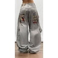 thumbnail image 3 of Nuevos pantalones vaqueros Retro Southpole con calavera y marca de agua, pantalones vaqueros sueltos Y2K para hombres y mujeres, pantalones góticos de Hip Hop para monopatín, ropa de calle, 3 of 5
