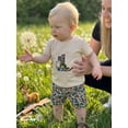 thumbnail image 3 of BemeyourBBs Baby Boy First Birthday Outfit Duck Camouflage Outfits One Years Old Birthday Clothes Short Sleeve T-shirts and Camo Shorts Set 2 Piece Toddler Boys Summer Clothes, 3 of 8