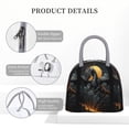 thumbnail image 4 of Disketp Full Moon Black Dragon Bolsa Térmica para Almuerzo, Lonchera con Abertura Amplia y Gran Capacidad, Organizador Reutilizable para Mujeres, Hombres y Adultos, 4 of 6