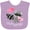 Lavender, variant on Inktastic Stealin' Your Heart Cute Raccoon Boys or Girls Baby Bib
