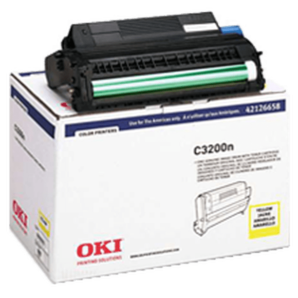 ~Brand New Original OKIDATA 42126658 Laser DRUM UNIT Yellow for Okidata C3200N