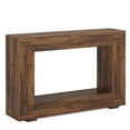 thumbnail image 3 of Barara King Console Table, Entryway Table, Console Sofa Table, Display Shelf,Farmhouse Console Table, 47" Wood Entryway Sofa Table with Storage,Rustic Brown, 3 of 6