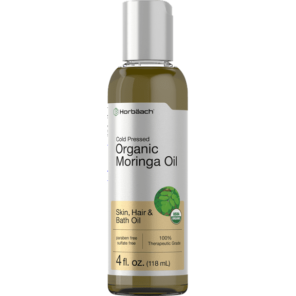 Moringa Oil 4 oz | Max Hydration For Hair, Skin and Face | by Horbaach