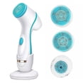 thumbnail image 1 of Cepillo facial eléctrico Facial Cleansers, 3 cabezales, turquesa, 1 of 5