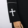 thumbnail image 4 of BLESSUME Robe de Ministre d'Église pour Pasteur Noir Ou Blanc, 4 of 6