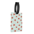 thumbnail image 7 of PAYOHTO Luggage Tags for Suitcases Red Strawberries On Light Blue Floral PVC Lable for Travel Bag, 7 of 7