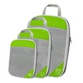 thumbnail image 2 of Abbracc 1Set Compression Packing Cubes Luggage Organizer Travel Keeping Organized Green Green 3Pcs, 2 of 5