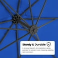 thumbnail image 2 of JUSTLET 10' Outdoor Hanging Offset Cantilever Umbrella for Patio(No Base), Royal Blue, 2 of 9