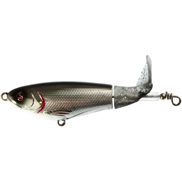 River2Sea Whopper Plopper 75 3" Topwater Fishing Lure, Chrome & Black ...