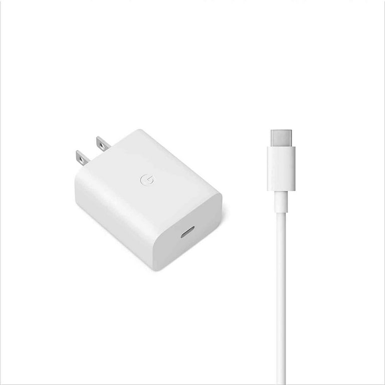 30W USB-C Charger and Cable - Compatible with Google Products and Other USB-C devices - Fast Charging Pixel Phone Charger - USB-C to USB C Sync Charge 30W USB-C Charger and Cable - Compatible with Google Products and Other USB-C devices - Fast Charging Pixel Phone Charger - USB-C to USB C Sync Charge
