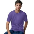 thumbnail image 1 of Hanes Cool DRI TAGLESS Men`s T-Shirt, XS, Purple, 1 of 1