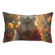 thumbnail image 1 of Fotbe Sunshine Flower Meditating Cat Funda de Almohada Decorativa Estilo Occidental, Lujo en Algodón, Fundas para Almohadas King, Cojín Estampado para Decoración del Hogar-14"x20", 1 of 6