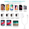 thumbnail image 2 of Cable de cargador inalámbrico 2 en 1 para Apple Watch, 2 of 4