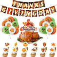 thumbnail image 1 of Thanksgiving Decorations, 60 Pcs Fall Thanksgiving Party Supplies Thankful Banner, 1 of 5
