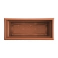 thumbnail image 7 of Bloem Veranda 26" Plastic Rectangular Deck Box Planter - UV-Resistant, Indoor/Outdoor, Terra Cotta, 2-Pack, 7 of 7