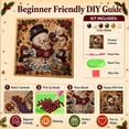 thumbnail image 6 of WDOBM Christmas Pearl Painting Kit, Christmas Diamond Painting Kit with Frame, Pearl Painting Kit for Adults Beginners, Santa Claus Pearl Dot Painting Canvas Kit for Home Wall Decor, 6 of 9