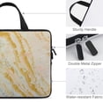 thumbnail image 3 of AWERP Marble Texture Laptop Carrying Bag Soft Carrying Travel Case 12inch, 3 of 5