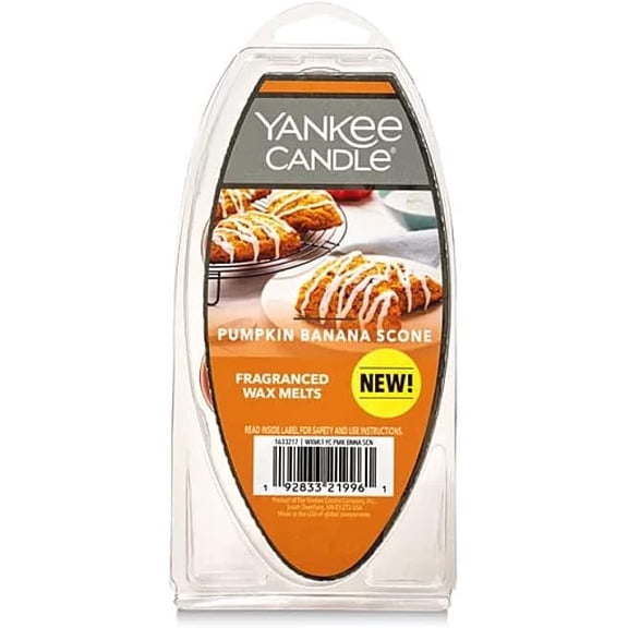 Yank Candle Pumpkin Banana Scone Fragranced Wax Melts