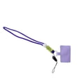 thumbnail image 2 of Inteprter Cordón universal para teléfono inteligente, ajustable, extraíble, para colgar en el cuello, microfibra, reutilizable, correas Teléfono y Comunicación Corto Morado, 2 of 6