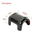 thumbnail image 4 of Gear Shift Knob Cover Trim Carbon Fiber Style Fit for Ford F150 F-150 2021-2023, 4 of 5