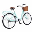 thumbnail image 2 of ZNNT 26 Inch Cruiser Bike for Women, Commuting Style City Bike with Basket, Urban Bike with Front Rear V-Brakes, Adjustable Seat Handlebar -Clearance-Commuting Bike, 2 of 7