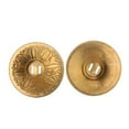 thumbnail image 5 of FONDOTIN Golden Copper Finger Cymbals for Belly Dance Featuring Textured Design, 5 of 5