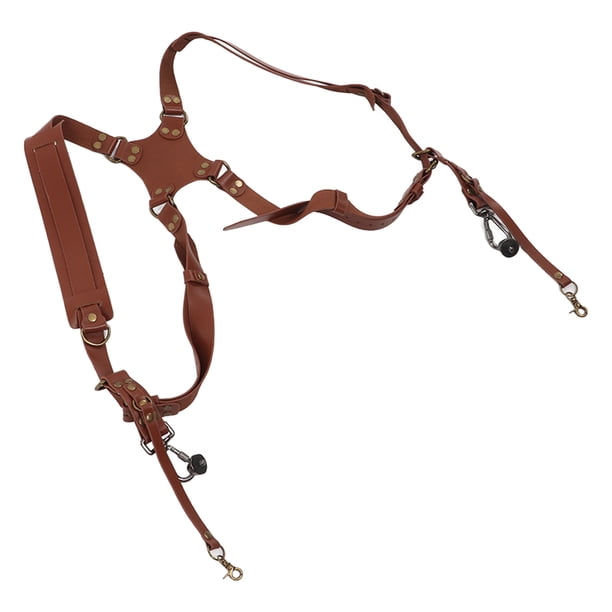 Correa De Cámara De Liberación Rápida De Doble Hombro, Correa De Cuero Ajustable Para Cámara De Doble Hombro Para Fotografía Al Aire Libre ANGGREK Otros
