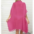 thumbnail image 6 of Leesechin Womens Kimonos Womens Bathing Suit Cover Ups Button Tassels Bikini Swimsuit Coverup Beach Loose Dress Shirt, 6 of 6