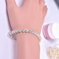 thumbnail image 6 of Soumake Shiny Rhinestone Inlaid Women Bracelet Adjustable Bangle For Party Anniversary Fashion, 6 of 7