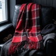 thumbnail image 3 of Yaoyar Men's Plush Scarf, Soft Warm Neck Wrap for Winter Cold Weather Comfort, 3 of 5