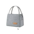 thumbnail image 3 of Enqiretly Convenient Thermal For Picnics And Bento Bags Storage Easy To Carry And Clean Picnic Bags Large+Grey 1Set, 3 of 6