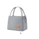thumbnail image 2 of Bearachild Bolsa de almuerzo térmica práctica para picnics y bolsas Bento, bolsas de almuerzo con aislamiento de gran capacidad Mostrada Grande+Gris, 2 of 6